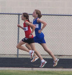Victoria & Grace at the JV Ribbon Meet